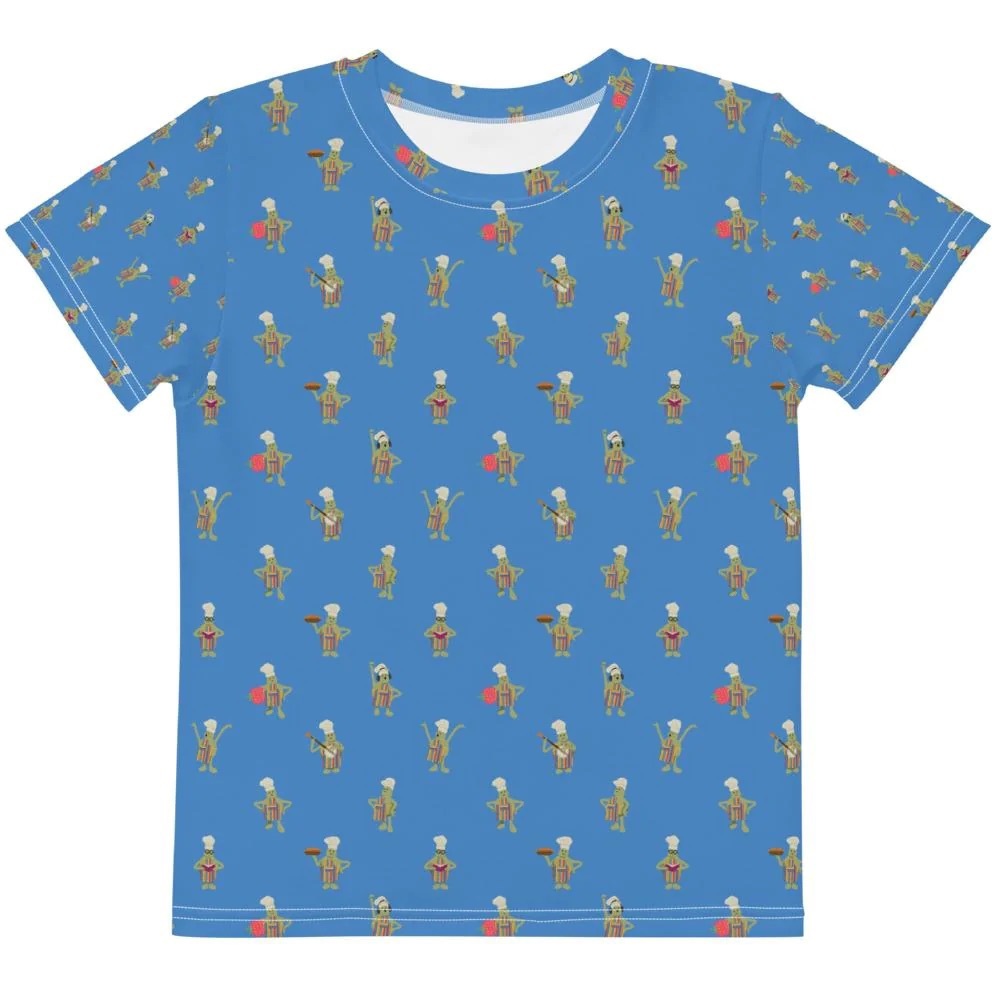 Tiny Chef Show Pattern T-Shirt